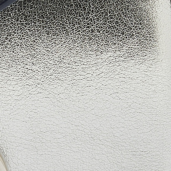 3.1 PHILLIP LIM Silver/Dark Blue Leather Mini Alix Flap Crossbody Bag - Picture 5 of 8